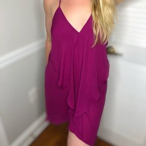 CY drape back dress